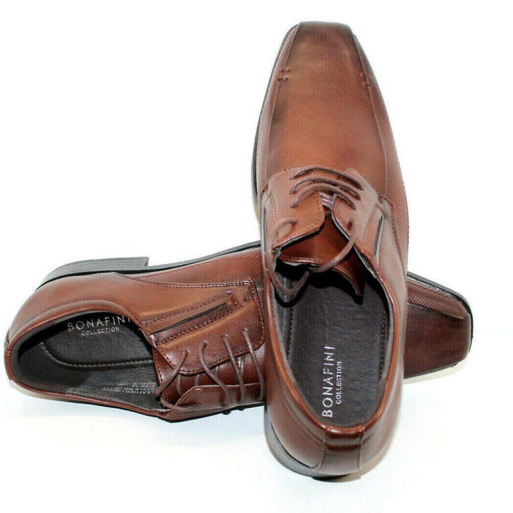Bonafini Collection Men's Dress Shoes c-172 brown size 12